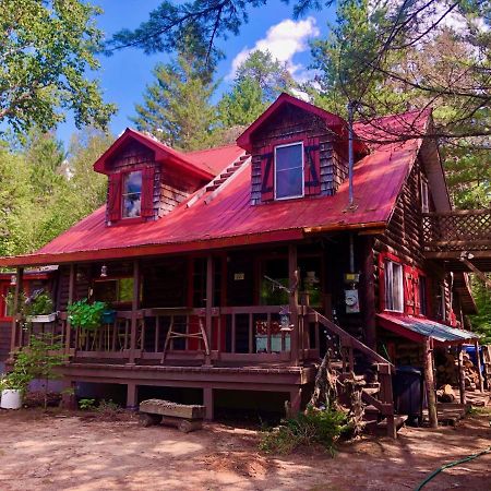 Chalet En Bois Rond Mauricie Saint-Alexis-des-Monts Eksteriør bilde