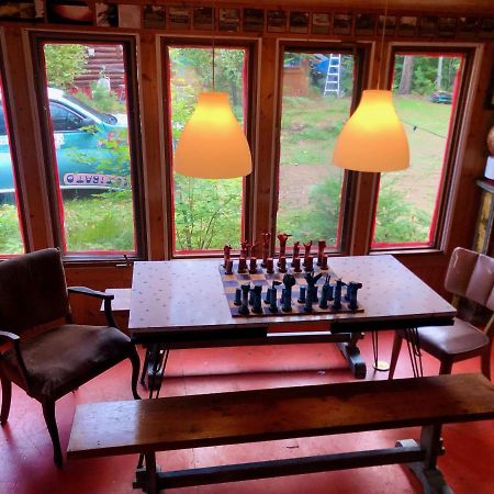 Chalet En Bois Rond Mauricie Saint-Alexis-des-Monts Eksteriør bilde
