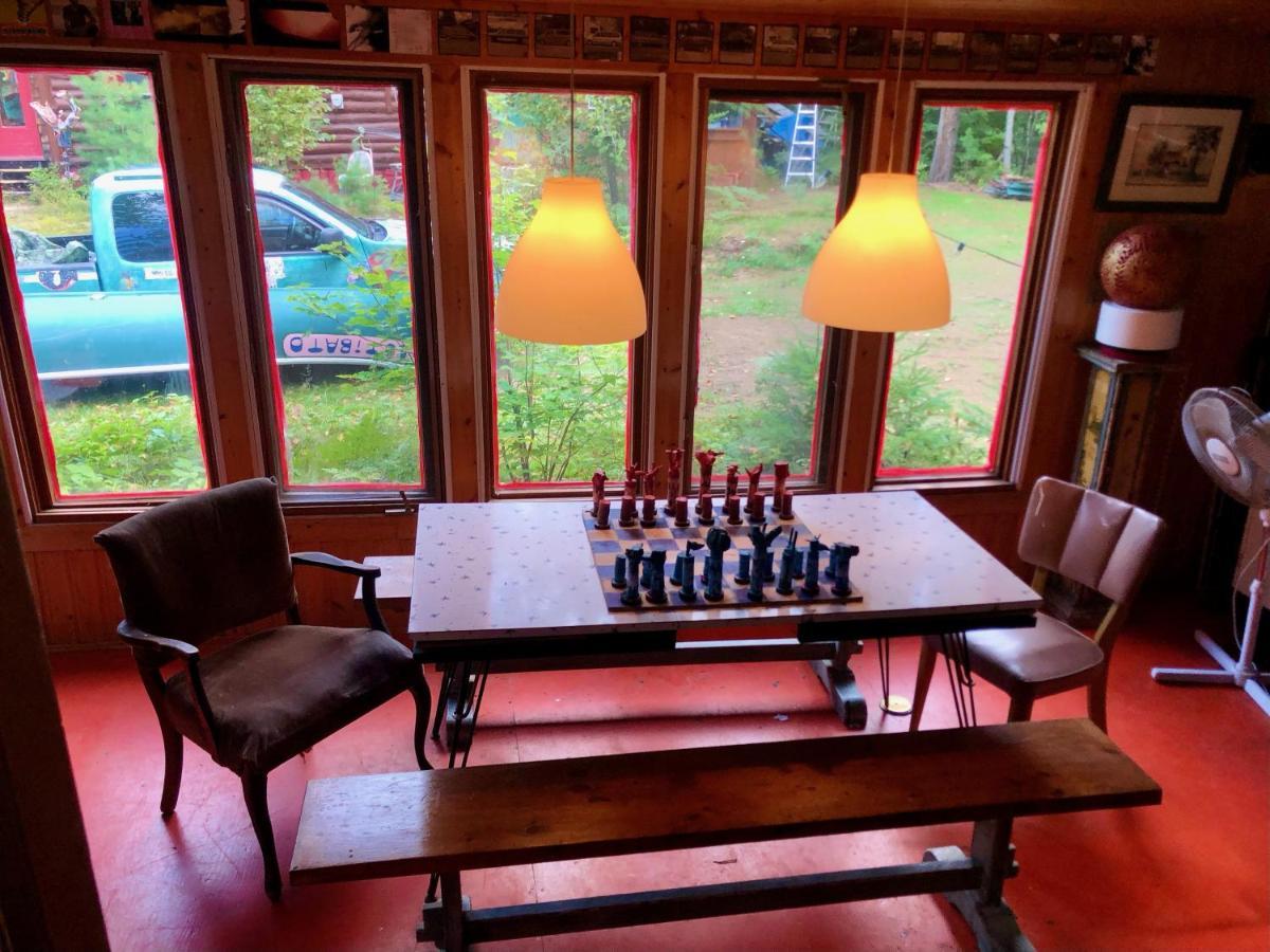 Chalet En Bois Rond Mauricie Saint-Alexis-des-Monts Eksteriør bilde