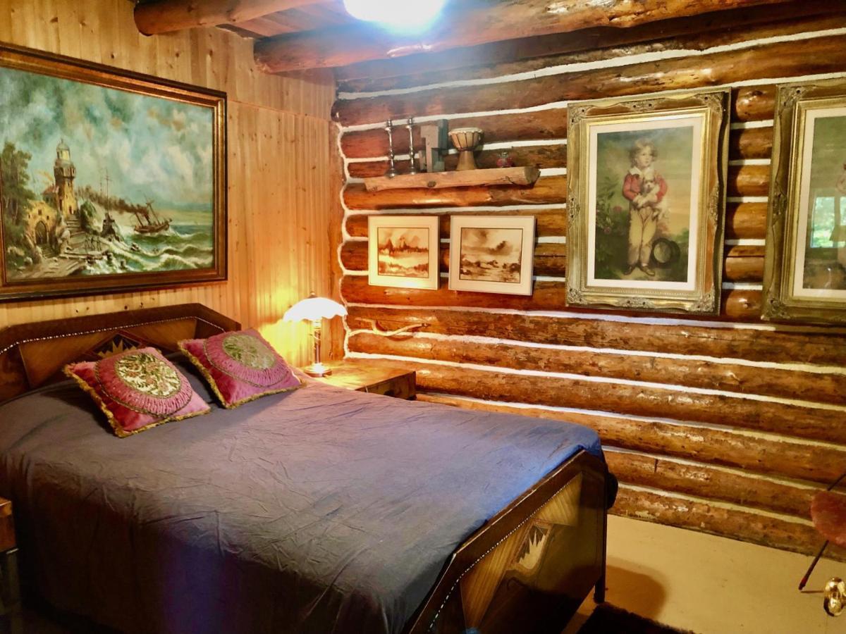Chalet En Bois Rond Mauricie Saint-Alexis-des-Monts Eksteriør bilde