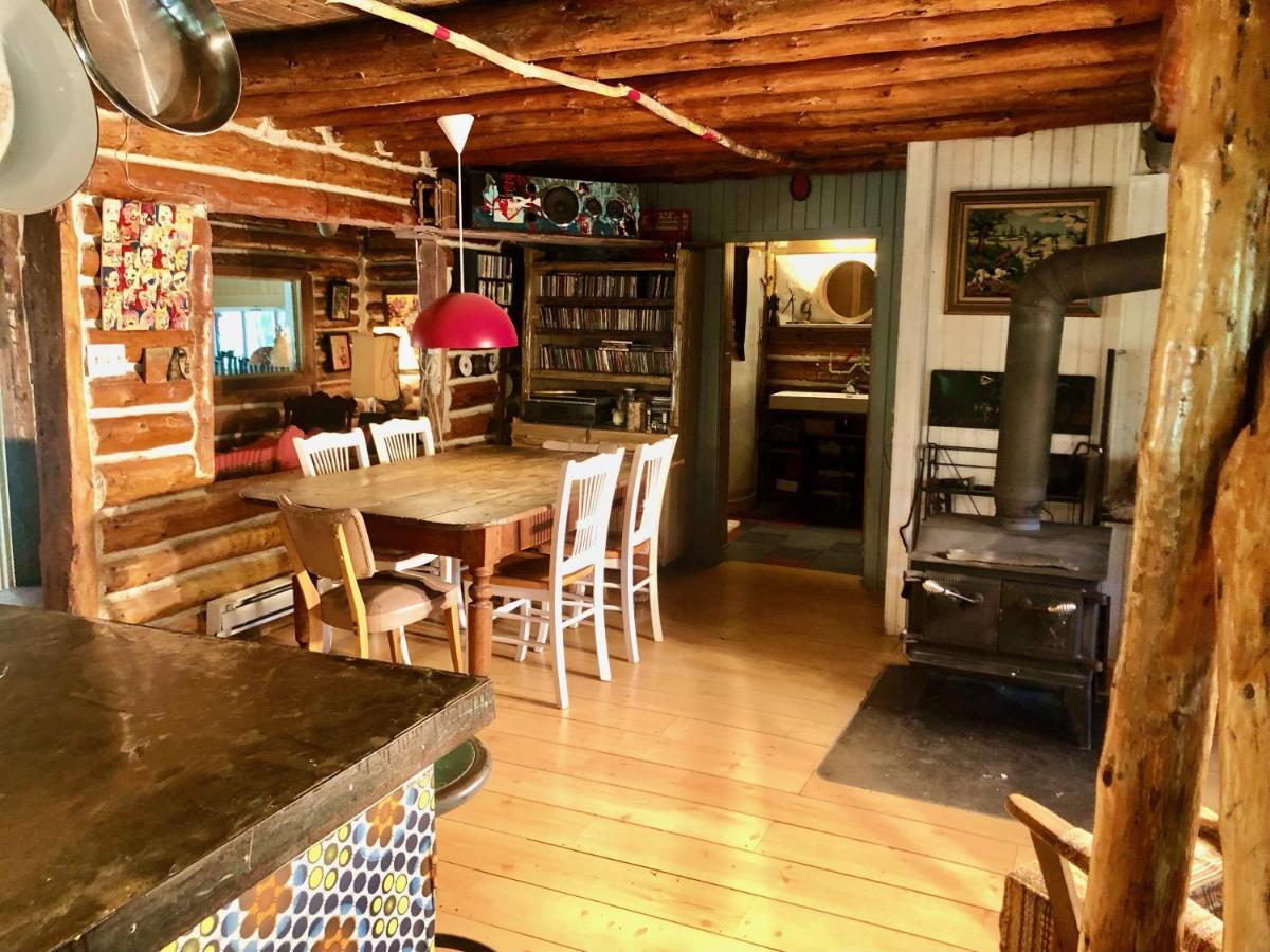 Chalet En Bois Rond Mauricie Saint-Alexis-des-Monts Eksteriør bilde