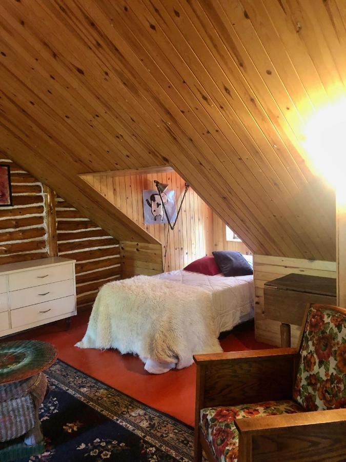 Chalet En Bois Rond Mauricie Saint-Alexis-des-Monts Eksteriør bilde